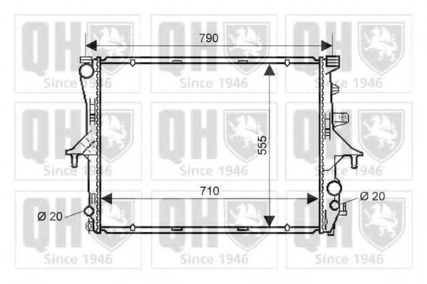 Imagine Radiator, racire motor QUINTON HAZELL QER2367