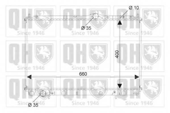 Imagine Radiator, racire motor QUINTON HAZELL QER2372