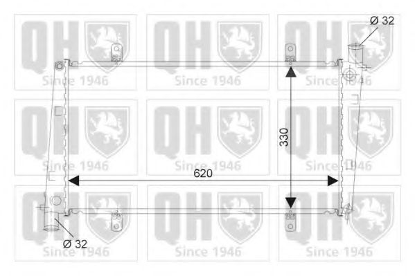 Imagine Radiator, racire motor QUINTON HAZELL QER2373