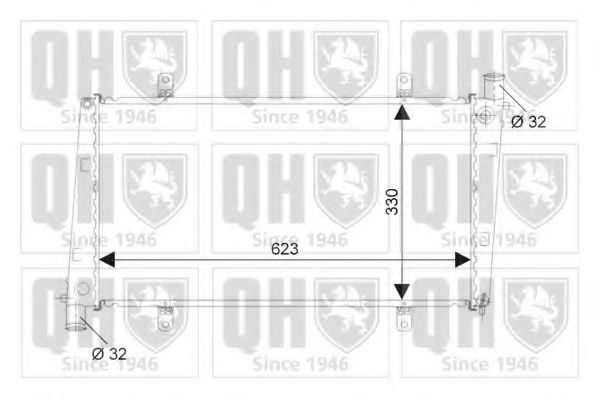 Imagine Radiator, racire motor QUINTON HAZELL QER2374