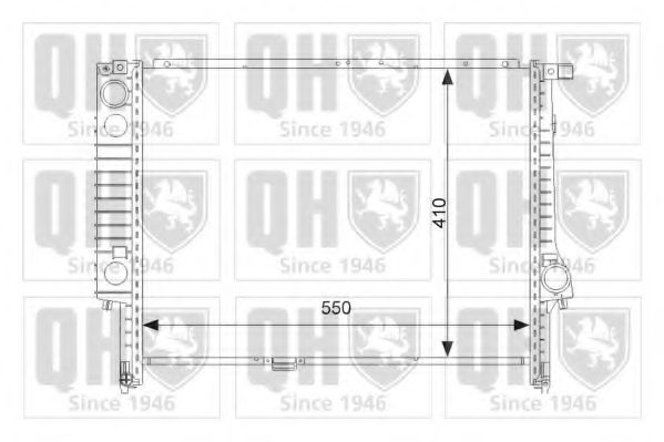 Imagine Radiator, racire motor QUINTON HAZELL QER2378