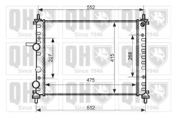 Imagine Radiator, racire motor QUINTON HAZELL QER2394