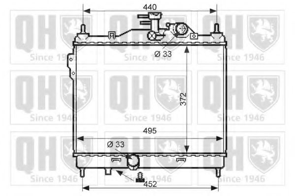 Imagine Radiator, racire motor QUINTON HAZELL QER2411