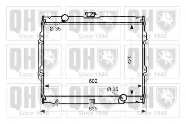 Imagine Radiator, racire motor QUINTON HAZELL QER2413