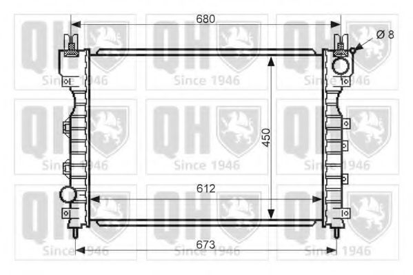 Imagine Radiator, racire motor QUINTON HAZELL QER2422