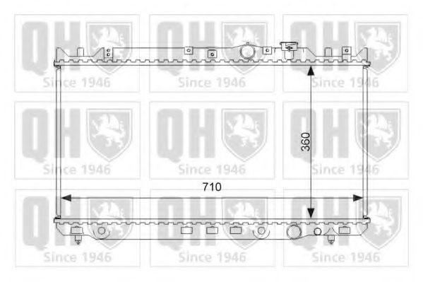 Imagine Radiator, racire motor QUINTON HAZELL QER2424