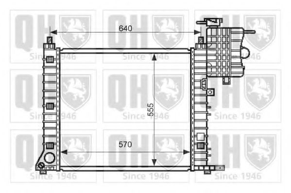 Imagine Radiator, racire motor QUINTON HAZELL QER2426