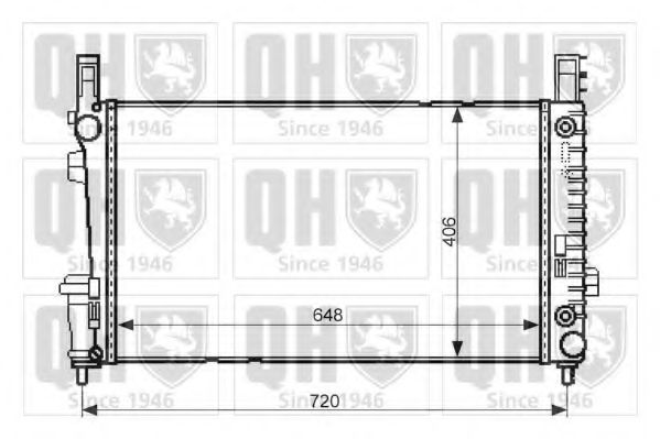 Imagine Radiator, racire motor QUINTON HAZELL QER2429