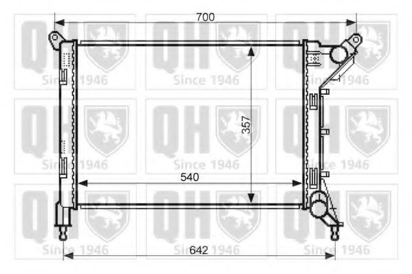 Imagine Radiator, racire motor QUINTON HAZELL QER2432