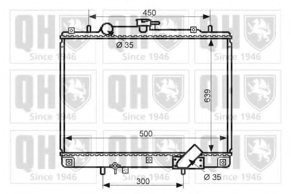 Imagine Radiator, racire motor QUINTON HAZELL QER2434