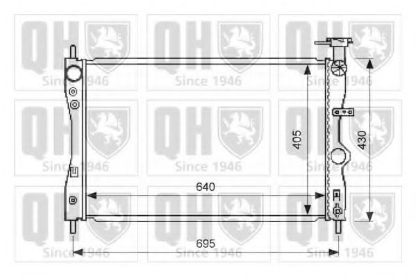 Imagine Radiator, racire motor QUINTON HAZELL QER2437