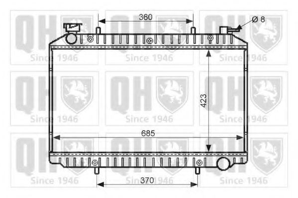 Imagine Radiator, racire motor QUINTON HAZELL QER2441