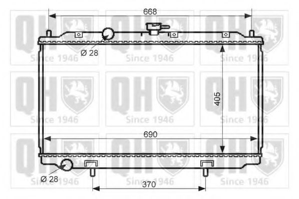 Imagine Radiator, racire motor QUINTON HAZELL QER2445