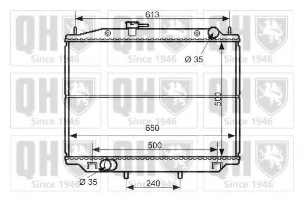 Imagine Radiator, racire motor QUINTON HAZELL QER2454