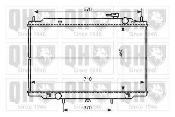 Imagine Radiator, racire motor QUINTON HAZELL QER2455