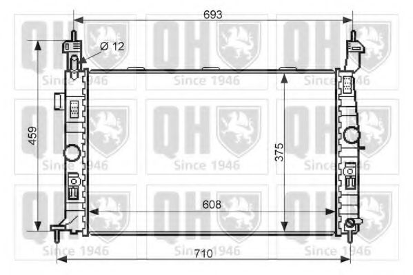 Imagine Radiator, racire motor QUINTON HAZELL QER2458