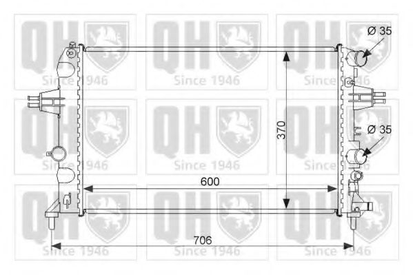 Imagine Radiator, racire motor QUINTON HAZELL QER2459