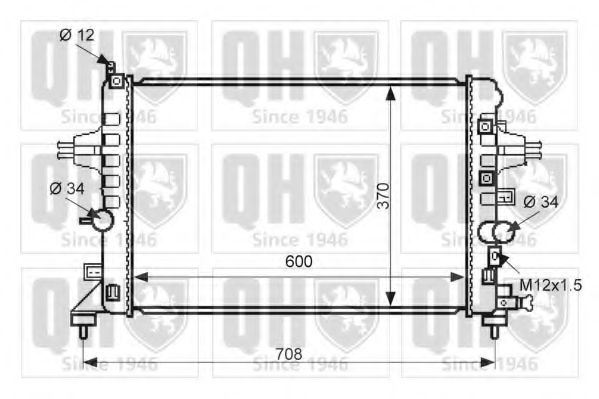 Imagine Radiator, racire motor QUINTON HAZELL QER2461