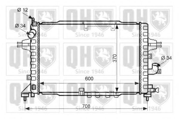 Imagine Radiator, racire motor QUINTON HAZELL QER2463