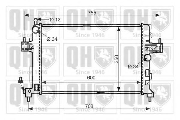 Imagine Radiator, racire motor QUINTON HAZELL QER2465