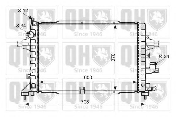 Imagine Radiator, racire motor QUINTON HAZELL QER2468