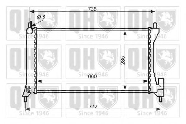 Imagine Radiator, racire motor QUINTON HAZELL QER2469