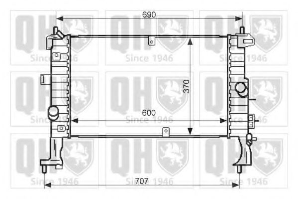 Imagine Radiator, racire motor QUINTON HAZELL QER2472