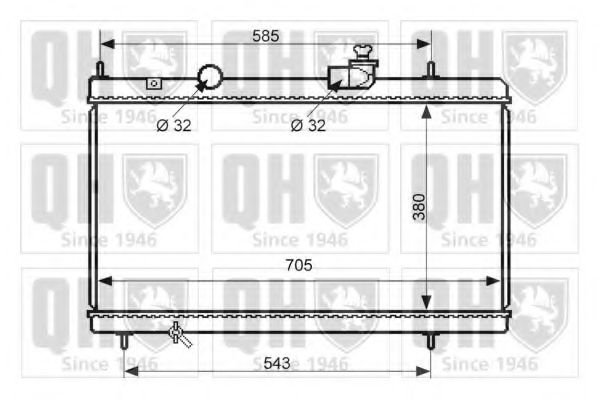 Imagine Radiator, racire motor QUINTON HAZELL QER2477