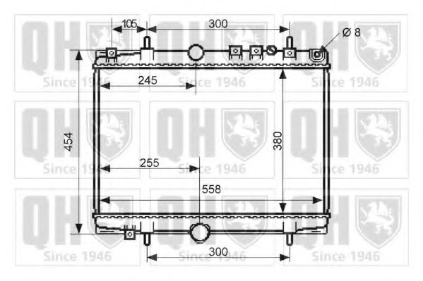 Imagine Radiator, racire motor QUINTON HAZELL QER2480