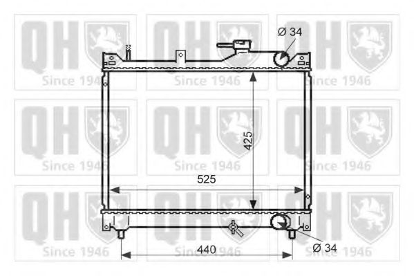 Imagine Radiator, racire motor QUINTON HAZELL QER2507