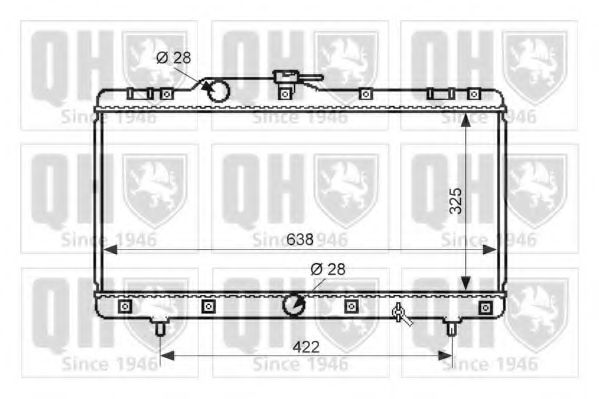 Imagine Radiator, racire motor QUINTON HAZELL QER2510