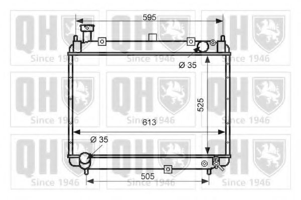 Imagine Radiator, racire motor QUINTON HAZELL QER2512