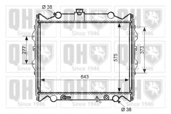 Imagine Radiator, racire motor QUINTON HAZELL QER2513