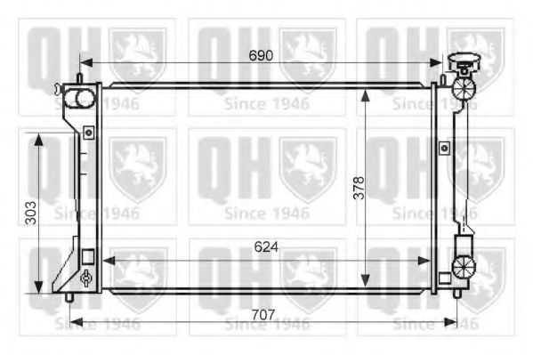 Imagine Radiator, racire motor QUINTON HAZELL QER2520