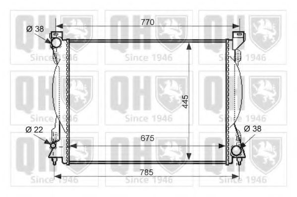 Imagine Radiator, racire motor QUINTON HAZELL QER2530