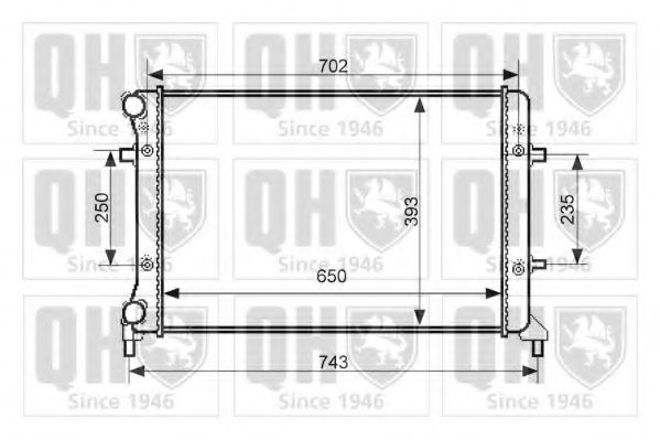 Imagine Radiator, racire motor QUINTON HAZELL QER2534