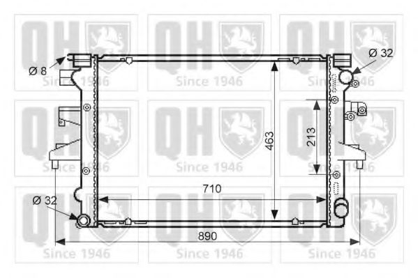 Imagine Radiator, racire motor QUINTON HAZELL QER2539