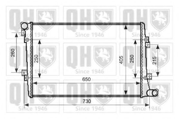 Imagine Radiator, racire motor QUINTON HAZELL QER2542