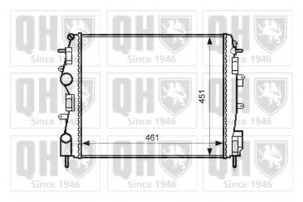 Imagine Radiator, racire motor QUINTON HAZELL QER2544