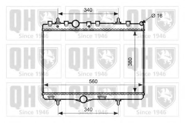 Imagine Radiator, racire motor QUINTON HAZELL QER2545