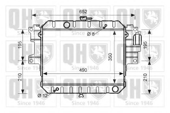 Imagine Radiator, racire motor QUINTON HAZELL QER2550