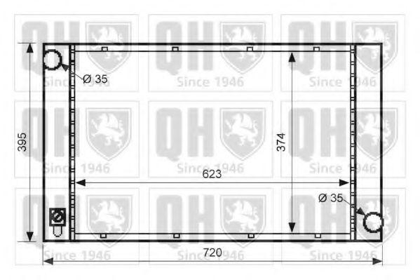 Imagine Radiator, racire motor QUINTON HAZELL QER2553