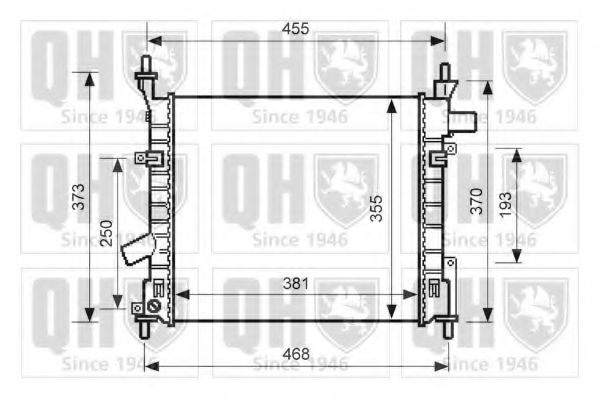 Imagine Radiator, racire motor QUINTON HAZELL QER2562