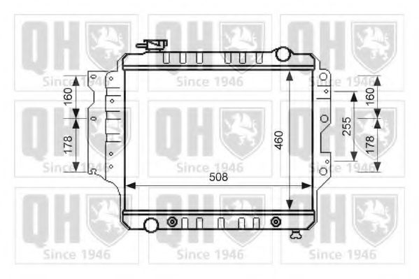 Imagine Radiator, racire motor QUINTON HAZELL QER2565