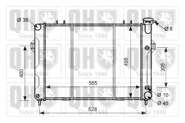 Imagine Radiator, racire motor QUINTON HAZELL QER2566