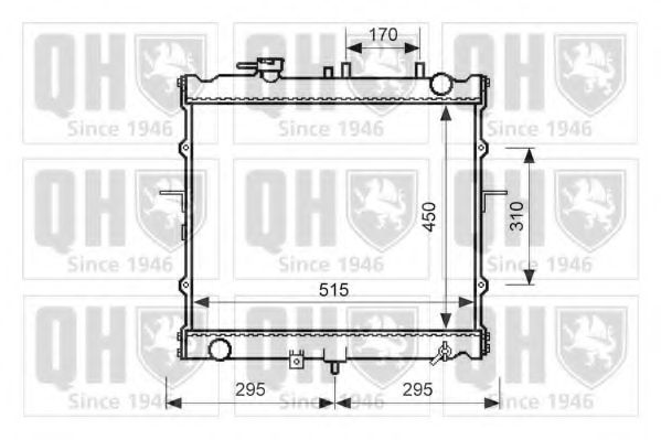 Imagine Radiator, racire motor QUINTON HAZELL QER2567