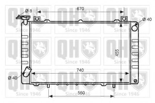 Imagine Radiator, racire motor QUINTON HAZELL QER2570