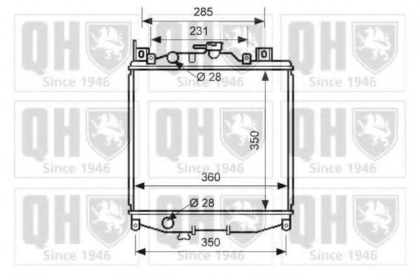 Imagine Radiator, racire motor QUINTON HAZELL QER2575