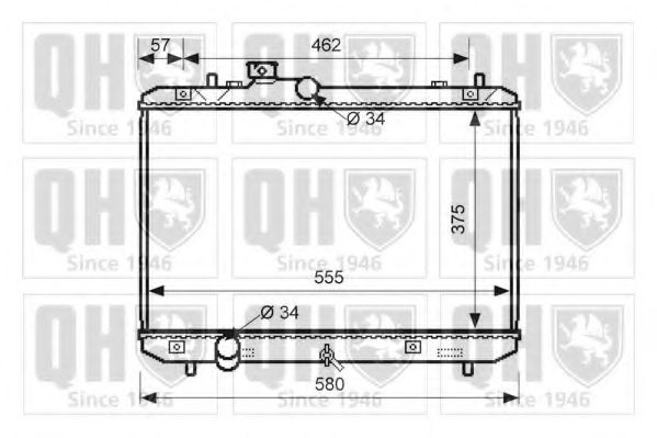 Imagine Radiator, racire motor QUINTON HAZELL QER2579