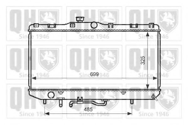 Imagine Radiator, racire motor QUINTON HAZELL QER2580